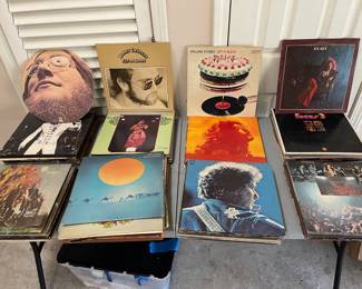 great selection of classic rock LP's records vinyl 
