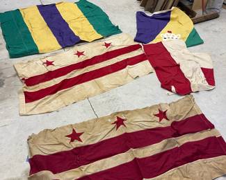 vintage Washington DC flags 