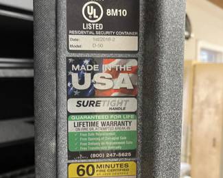 Liberty D-50 gun safe 