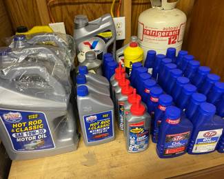 Large selection of NOS oil 