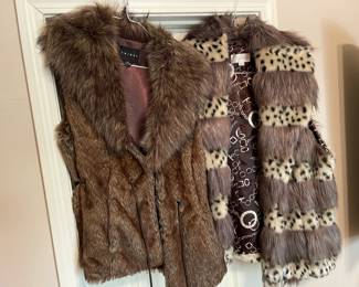 Nice selection of fur furs coats 