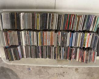 collection of cd's 