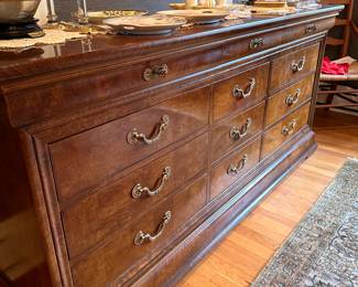 Henredon dresser, one of five pieces in this beautiful set