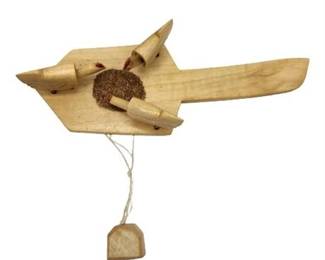 Lot 003  
Hand-Crafted Vintage African Wood Pull Toy