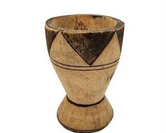 Lot 129   
Hand-Carved African Wooden Chalice