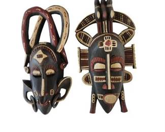 Lot 588  
Pair of Senufo Tribal Masks