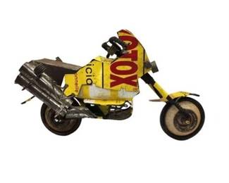 Lot 156  
Recycled Tin Can Toy Scooter