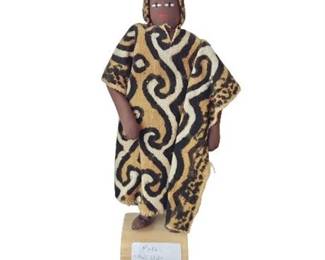 Lot 159  
Bambara Fashion Doll with Mud Cloth Dress