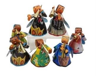 Lot 237  
7 Burkina Recycled Tin Can Angels