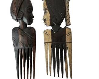 Lot 234  
Pair of Ebony Combs