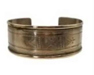 Lot 240 
Etched Silver Bracelet from Mali