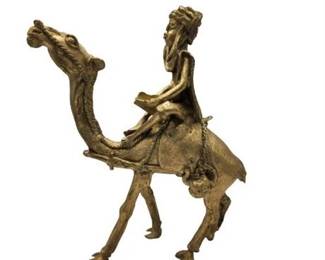 Lot 353   
Lost Wax Bronze Tourage Tribesman