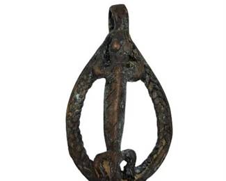 Lot 373   0 Bid(s)
Late 20th C Lost Wax Bronze Pendant