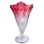 Lot 002  
Antique Steuben Crystal Vase Frederick Carder Ca 1903-1932