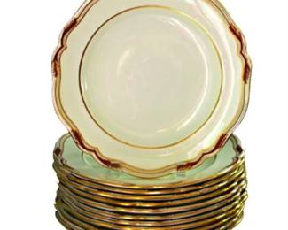 Lot 012   0 Bid(s)
6 Antique English Dinner Plates Crimson Oak Leafs Spode Copeland