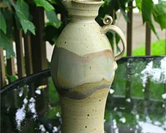 Lot 039   4 Bid(s)
Vintage Studio Art Pottery Jug Vase by Kelly Barone Signed Stoneware Ca