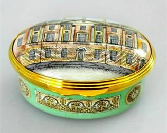 Lot 040   1 Bid(s)
Halcyon Days Enamel Box Scotland 28 Charlotte Square Robert Adam 1792