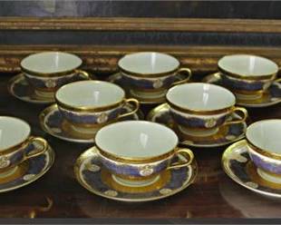 Lot 049   0 Bid(s)
Black Knight Antoinette Tea Cups and Saucer Service For Eight (8)