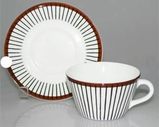 Lot 059   0 Bid(s)
Vintage Sweden Tea Cup and Saucer Spisa Ribb Stig Lindberg Gustavsbergs Porsilns