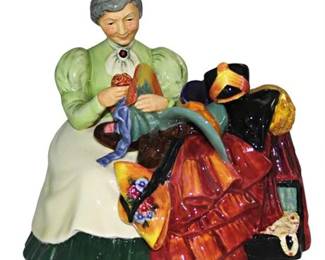 Lot 075   1 Bid(s)
Royal Doulton The WARDROBE MISTRESS by Peggy Davies, England 1953