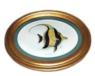 Lot 103   1 Bid(s)
Tropical Fish Hawaiian Kihikihi Hand Pressed Print Limited Edition 128/500