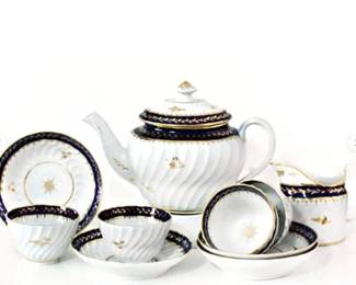 Lot 117   0 Bid(s)
Antique English Porcelain Teapot and Tea Bowls with Saucers