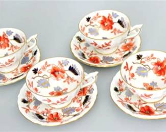 Lot 124   0 Bid(s)
Royal Crown Derby BEAUMONT Cup and Saucer Lot of 4 Sets ( 8 pieces total)