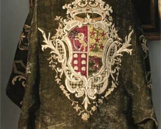 Lot 135   0 Bid(s)
18th/19th C Heraldic Coat of Arms Family Crest Tabard