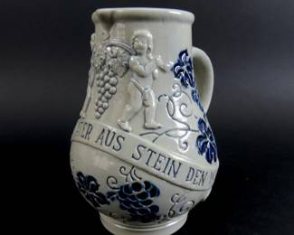 Vintage German Salt Glazed Small Pitcher or Creamer by Wick-Werke
