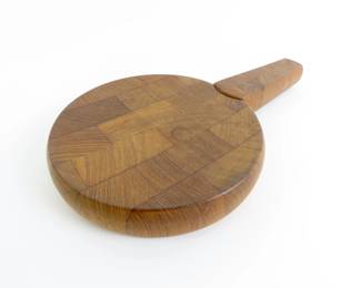 Vintage Dansk Cheese Board with Knife