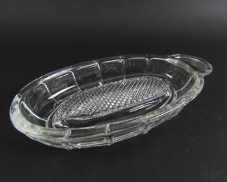 Vintage Garlic Grating Dish
