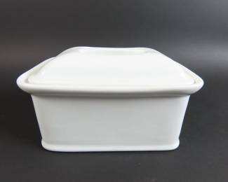 Vintage Pillivuyt Porcelain Covered Baking Dish - Made in France
