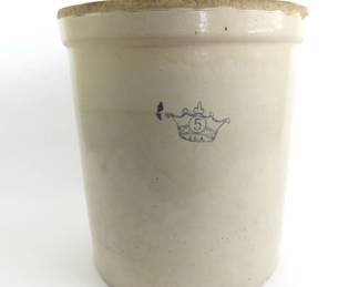 Large Antique 5 Gallon Ironstone Crock