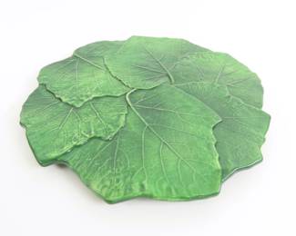 Vintage 9" Majolica Plate - Made in Italy
