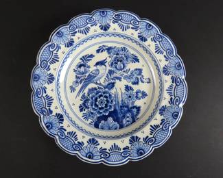 Delft Blue & White Plate - Made in Holland