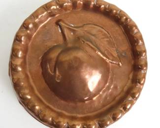 Vintage Copper Apple Mold