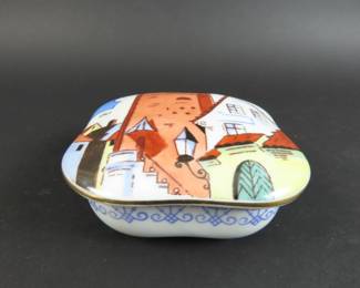 Vintage Jessen Riga Lidded Trinket Dish