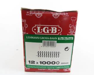 New Box of 12 Lehman LGB Straight Track #1000-0