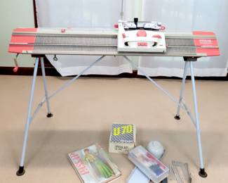 VINTAGE PASSAP Duomatic U-70 Knitting Machine With Attachments