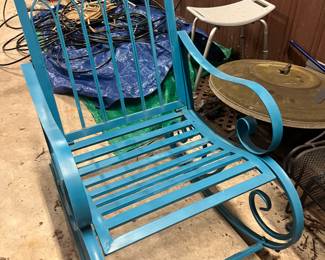 Metal Patio Rocking Chair