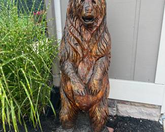Large Carved Bear