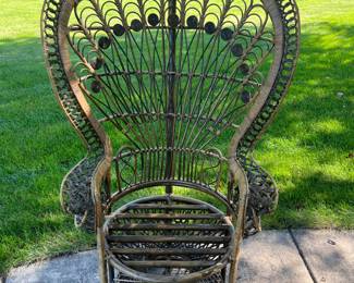 Vintage Peacock Chair