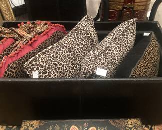 Box of decorative pillows