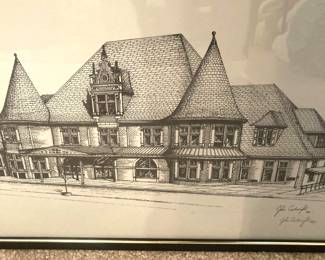 Etching by John Cartwright - 1981