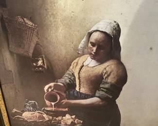 "The Milkmaid" by Johannes Vermeer (1643-1675 - Delft, Netherlands)