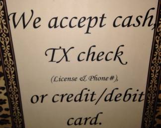 There is a charge for card use.