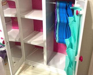 Doll clothes closet