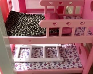 Doll bunk bed