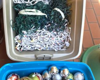 Lights and Christmas balls