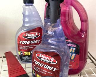 Car cleaning supplies
